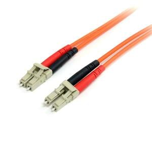 StarTech.com 2m Fiber Optic Cable - Multimode Duplex 62.5/125 LSZH Fiber Jumper Cord - LC/LC - Cable for Network Device - 
