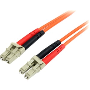StarTech.com 1m Fiber Optic Cable - Multimode Duplex 62.5/125 LSZH Fiber Jumper Cord - LC/LC - Cable for Network Device - 