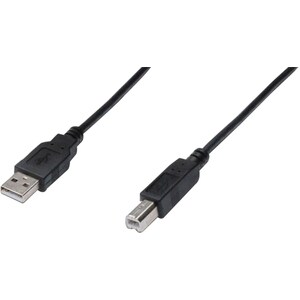 Assmann 1,80 m USB Datentransferkabel - 1 - Cable for Scanner, Drucker, Festplatte - Abschirmung - Nickel Beschichteter Ko