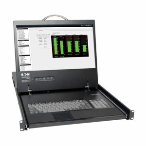 Tripp Lite series NetCommander B070-016-19 LCD Rack Console - Black - TAA Compliant - 16 Computer(s) - 48.3 cm (19") LCD -