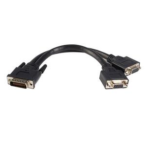 StarTech.com DMS-59 Adapter Y Kabel - DMS59 LFH59 (Stecker) auf 2 x VGA (Buchse) - Splitter - Cable for Monitor, Grafikkar