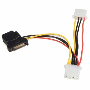 StarTech.com SATA auf LP4 Stromadapter mit 2 zusätzlichen LP4 - für Festplatte, Optisches Laufwerk - Serial ATA / LP4 - Sc