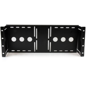 StarTech.com 4 HE Universal VESA LCD-Monitorhalterung für 19 Zoll Rack oder Schrank, TAA-konform, Halterung aus kaltgepres