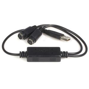 StarTech.com USB auf PS/2 Adapter für Tastatur und Maus - USB Keyboard Mouse Konverter PS2 - Cable for Tastatur/Maus, Note
