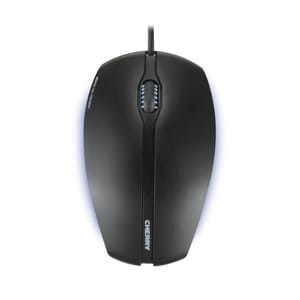 Souris CHERRY GENTIX JM-0300 - USB - Optique - 3 Bouton(s) - Noir - 1 - Câble - 1000 dpi - Roulettes avec frein - Symétrique