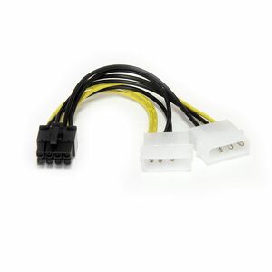 CABLE 15CM ADAPTADOR LP4 A PCI EXPRESS 8 PIN TARJETA GRAFICA
