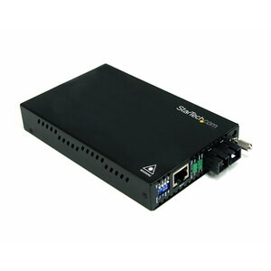 StarTech.com 10/100 Mbps Multi Mode Fiber Media Converter SC 2 km - Convert and extend a 10/100 Mbps Ethernet connection u