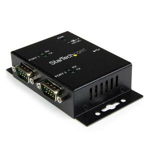 2 PORT INDUSTRIAL WALL MOUNTABLE USB TO SERIAL ADAPTER