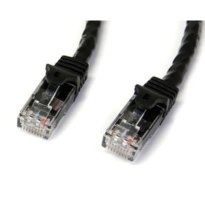 StarTech.com 3m CAT6 Ethernet Cable - Black Snagless Gigabit - 100W PoE UTP 650MHz Category 6 Patch Cord UL Certified Wiri