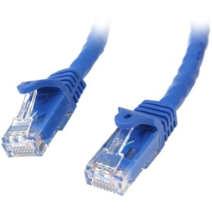 StarTech.com 0.5m Blue Gigabit Snagless RJ45 UTP Cat6 Patch Cable - 0,5 m Patch Cord - 50cm Cat 6 Patch Cable - 1 x RJ-45 