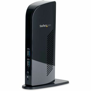 StarTech.com Dual Monitor USB 3.0 Laptop Docking Station with HDMI & DVI/VGA, 6x USB-A Hub, GbE, Audio, Universal Type-A D