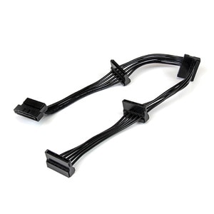 StarTech.com 4x SATA Power Splitter Adapter Cable - Add four extra SATA power outlets to your Power Supply - sata power sp