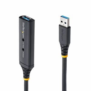 StarTech.com 5m USB 3.0 Active Extension Cable - M/F - Cable for PC, MAC - First End: 1 x 9-pin USB 3.0 Type A - Male - Se