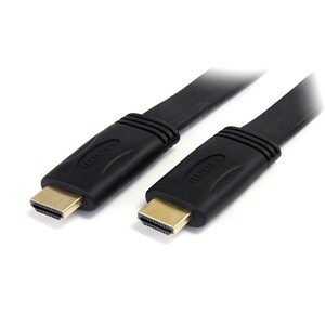 StarTech.com 5m Flat High Speed HDMI Cable with Ethernet - Ultra HD 4k x 2k HDMI Cable - HDMI to HDMI M/M - Flat HDMI Cabl