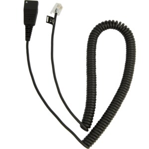 Jabra 8800-01-37 2 m Quick Disconnect/RJ-9 Phone Cable - 1 Each - Cable for Headset, IP Phone - First End: 1 x Quick Disco