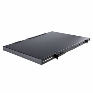 StarTech.com 1U 4-Post 19.5 to 38in Adjustable Mounting Depth Rack Mount Shelf - Heavy Duty Fixed Rack Shelf - 330 lb / 15