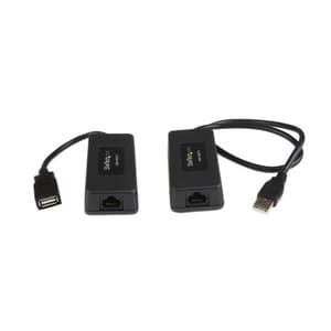 StarTech.com 1 Port USB over Cat5 / Cat6 Ethernet Extender - up to 131ft (40m) - 1 x USB - 40 m Extended Range - Plastic