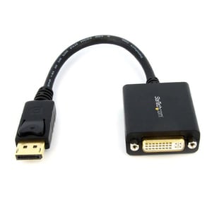 StarTech.com DisplayPort to DVI-D Adapter - 1920x1200 - Passive DVI Video Converter with Latching DP Connector (DP2DVI2) -