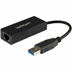 StarTech.com USB 3.0 to Gigabit Ethernet NIC Network Adapter - Add Gigabit Ethernet network connectivity to a Laptop or De