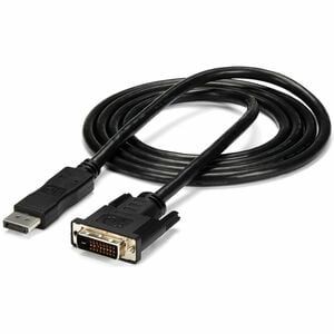 StarTech.com 6ft / 1.8m DisplayPort to DVI Cable - 1920x1200 - DVI Adapter Cable - Multi Monitor Solution for DP to DVI Se