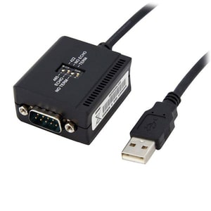 StarTech.com 6ft (1.8m) 1-Port Professional RS422/485 USB Serial Cable Adapter with COM Retention, USB to RS422 Adapter - 