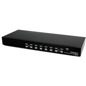 StarTech.com 8 Port 1U Rackmount DVI USB KVM Switch - 8 Computer(s) - WUXGA - 1920 x 1200 - 1U - Rack-mountable