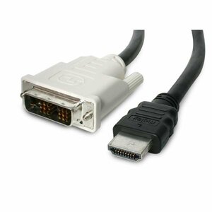 StarTech.com 1m HDMI to DVI-D Cable - M/M - Cable for Video Device, TV, Projector, Monitor, LCD TV, Plasma, HDTV, DVD Play