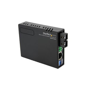 StarTech.com Transceiver/Media Converter - 2 Port(s) - 1 x Network (RJ-45) - 1 x SC - Twisted Pair, Optical Fiber - 1310 n