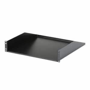 StarTech.com 2U Rack Mount Cantilever Shelf - Heavy Duty Fixed Server Rack Cabinet Shelf - 125lbs / 56kg Capacity 18in Dee