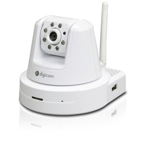 Telecamera di rete Digicom 400HD - Colore - H.264, MJPEG, MPEG-4, 3GPP - 1280 x 1024 - 30 fps - CMOS - Wi-Fi - Fast Ethern
