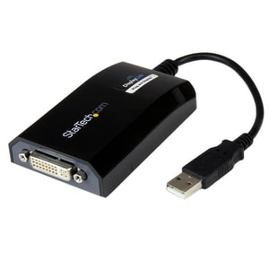 StarTech.com USB to DVI Adapter - External USB Video Graphics Card for PC and MAC- 1920x1200 - 1 x 4-pin USB 2.0 Type A - 