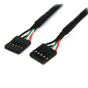 StarTech.com 24in Internal 5 pin USB IDC Motherboard Header Cable F/F - 1 x 5-pin IDC USB 2.0 Header - Female - 1 x 5-pin 