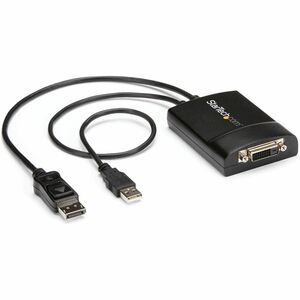 StarTech.com DisplayPort to DVI Adapter â€" Dual-Link â€" Active DVI-D Adapter for Your Monitor / Display - USB Powered â€