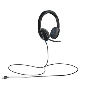 H540 USB HEADSET - BLACK  Logitech USB Headset H540. Plug into high-performance audio for PC calls music and more. Simply 