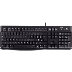 Logitech K120 Tastatur - Kabel Konnektivität - USB Schnittstelle - Schwarz - Computer - PC