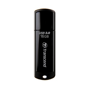 Transcend JetFlash 700 16 GB USB 3.0 Flash-Laufwerk - Schwarz - 70 MB/s Read Speed - 20 MB/s Write Speed