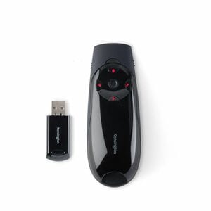 Kensington Presenter Expert Mouse - Radio Frequency - USB - Laser - 4 Button(s) - Black - Wireless - 50 m - 2.40 GHz