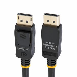 StarTech.com 6ft (2m) DisplayPort 1.2 Cable, 4K x 2K UHD VESA Certified DisplayPort Cable, DP Cable/Cord for Monitor, w/ L