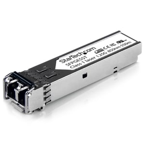StarTech.com Cisco SFP-GE-S Compatible SFP Module - 1000BASE-SX - 1GE Gigabit Ethernet SFP 1GbE Multimode Fiber MMF Optic 