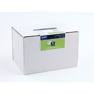 Etiquette d'adresse Dymo 13187 - 36 mm Largeur x 89 mm Longueur - Rectangle - Impression thermique directe - Blanc - Papie