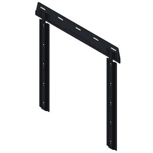 Unicol Slimline Wandhalterung für Flachbildschirm - Schwarz - max. 40 kg Traglast - 200 x 100, 200 x 200, 400 x 200, 400 x