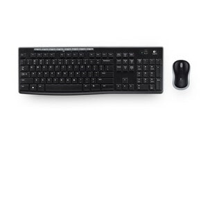 Logitech Wireless Combo MK270 Keyboard & Mouse - English (US) - 1 - USB Wireless RF 2.40 GHz Keyboard - Keyboard/Keypad Co