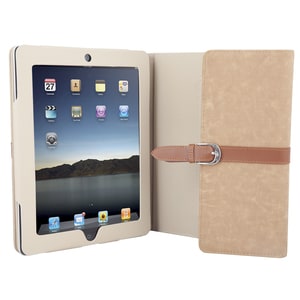 Borsa rigida per il trasporto Urban Factory (Portfolio) Apple iPad Tablet - Beige - Nubuck Corpo - 198 mm Altezza x 243 mm