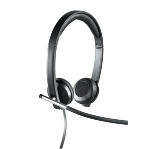 Logitech H650e Kabel Kopfbügel Headset - Binaural - Ohraufliegend - 50 Hz bis 10 kHz Frequenzgang - Geräuschunterdrückung 