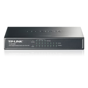 TP-Link TL-SG1008P 8 Ports Ethernet Switch - Gigabit Ethernet - 10/100/1000Base-T - 2 Layer Supported - Twisted Pair - Des