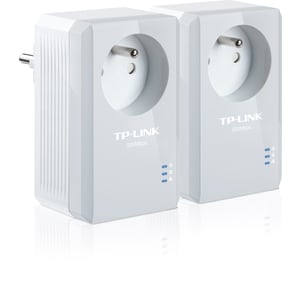 Adaptateur de réseau powerLine - TP-Link TL-PA4015PKIT - 1 x Réseau (RJ-45) - 500 Mbit/s PowerLine - 300 m Distance toléré