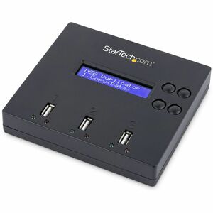 StarTech.com Standalone 1 to 2 USB Thumb Drive Duplicator/Eraser, USB Flash Drive Copier/Cloner, Sector-by-Sector Copy, Sa