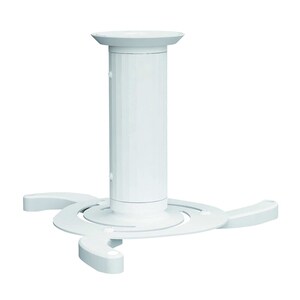 Newstar Universal Projector Ceiling Mount, Height Adjustable (8-15cm) - White - Height Adjustable - 15 kg Load Capacity