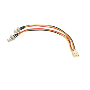 StarTech.com Câble Y d'alimentation pour Ventilateur TX3 - Câble Répartiteur 3 broches pour PC -15cm - 6" - TX3 - TX3