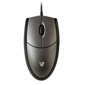 V7 MV3000010-5EC Mouse - USB - Optical - 3 Button(s) - Cable - 1000 dpi - Scroll Wheel